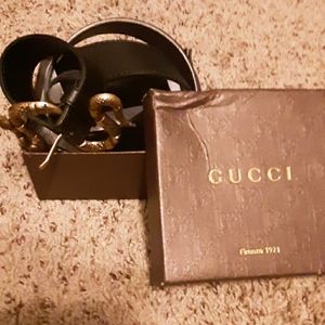 Authentic Gucci belt (snake)